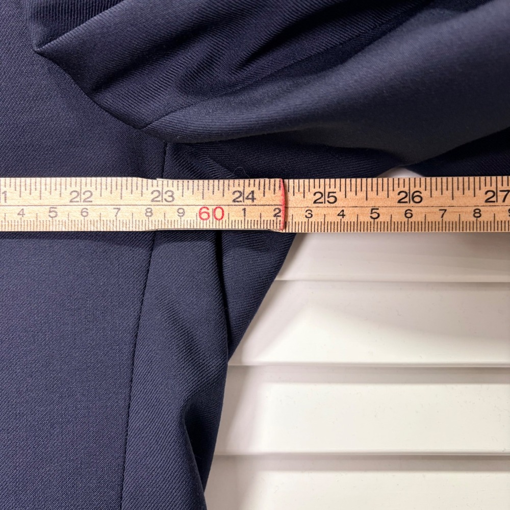 Lauren Ralph Lauren Mens Navy Blue 100% Wool Blazer Gold Crest Buttons 48R - Picture 6 of 8